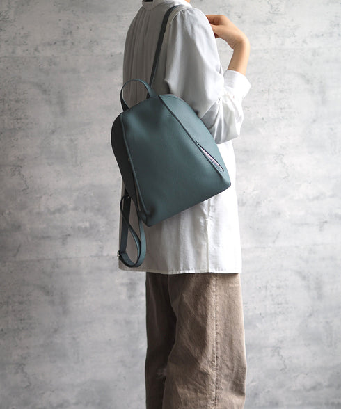 【雑誌掲載・ショップチャンネルOA商品】レザー 軽量 ミニリュック 18-1196